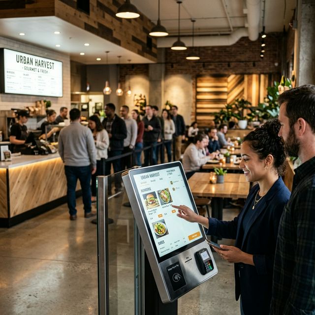 Bestellkiosk in der Gastronomie